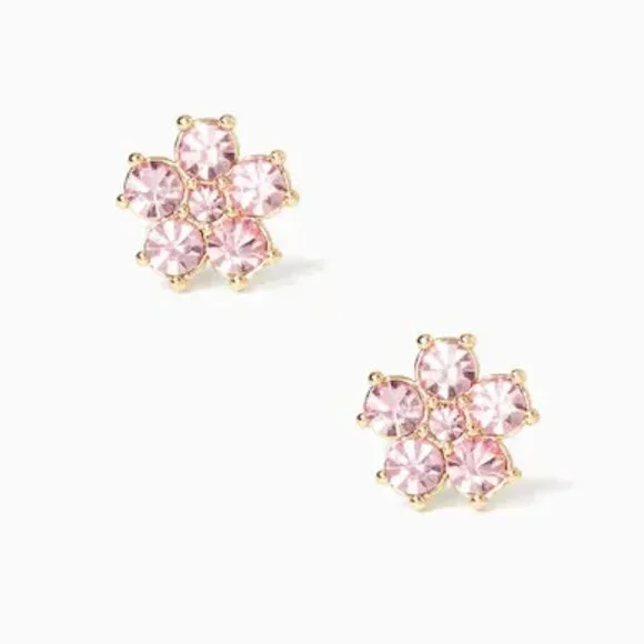 ♠️ Kate Spade ♠️️️️️ Pink Flower Stud Earrings - Picture 5 of 7